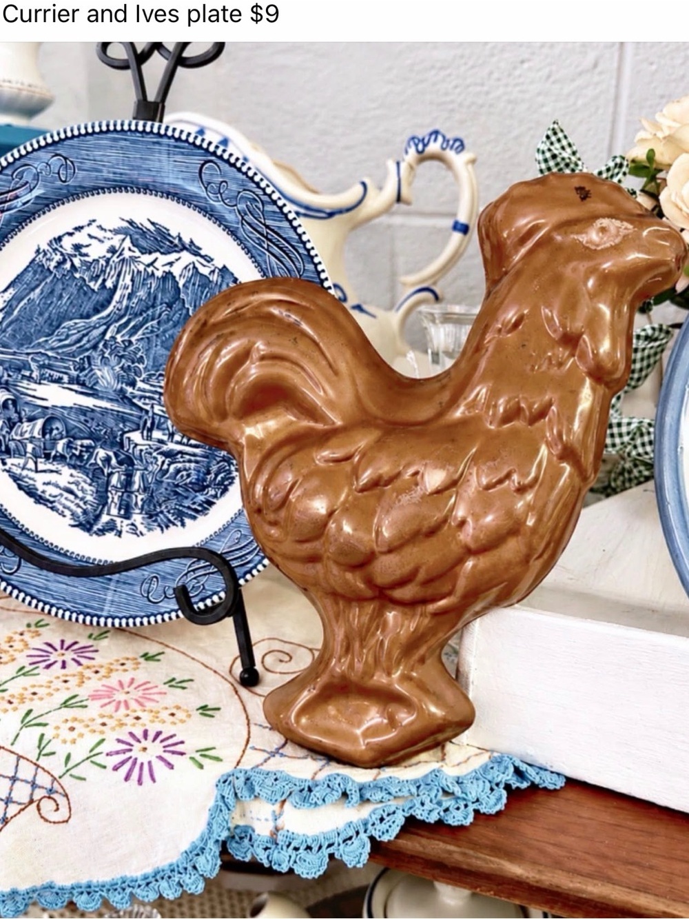 Vintage Copper Rooster Mold